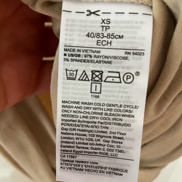 Banana Republic Tan Wrap Tank Top - Picture 4 of 4